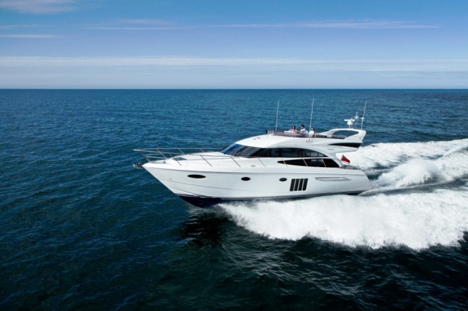 Princess 60 motor yacht underway