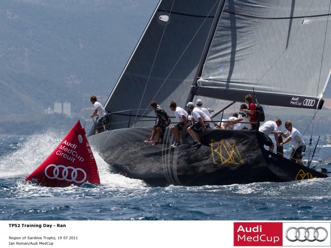Sailing yacht RAN Region of Sardinia Trophy, 19 07 2011 © Ian RomanAudi MedCup
