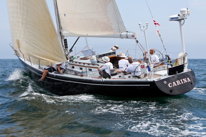 Sailing yacht Carina (photo credit TR2011Amory Ross)