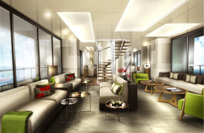 Salon of the Yacht Project Rebel by NewCruise