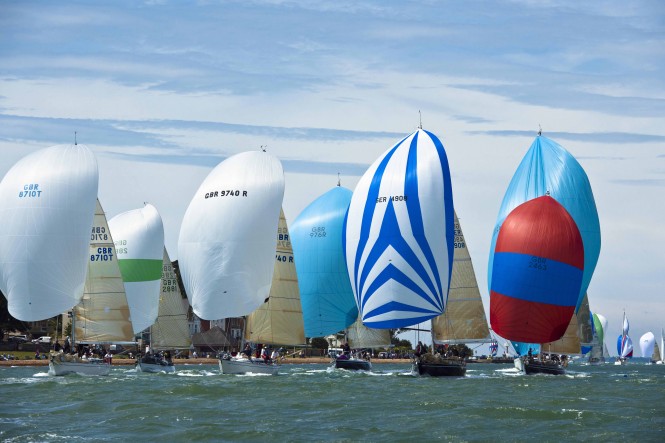 Swan European Regatta 2011 - Class B sailing downwind © Kurt Arrigo & Nautor’s Swan - Swan Europeans 2011