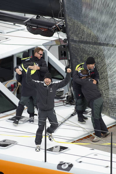 The Gunboat 66 Phaedo finishing the Transatlantic Race 2011 - Photo by Richard Langdon Ocean Images