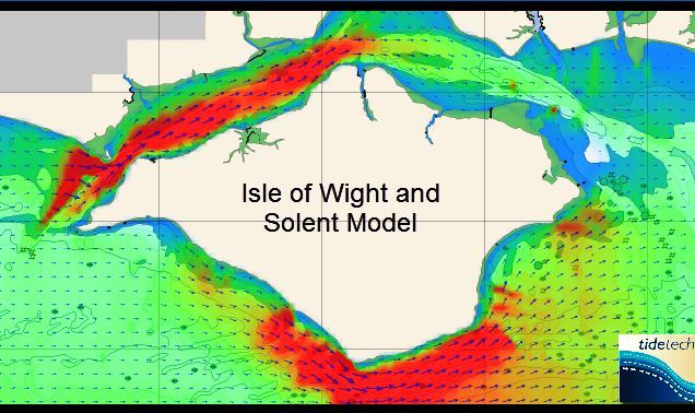 Tidetech shows complex tidal influences for 2011 Panerai British Classic Week in Cowes