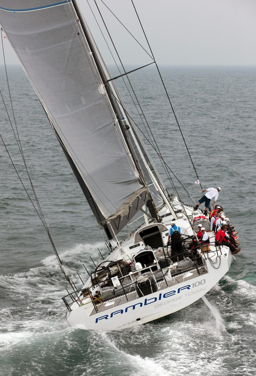 Transatlantic Race 2011 - Record holding Rambler 100 (photo credit TR2011Mark Lloyd)