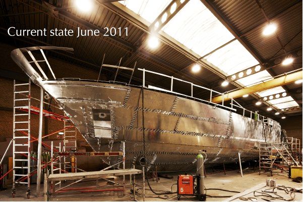 Moonen Yachts first Moonen 82 Alu motor yacht in build