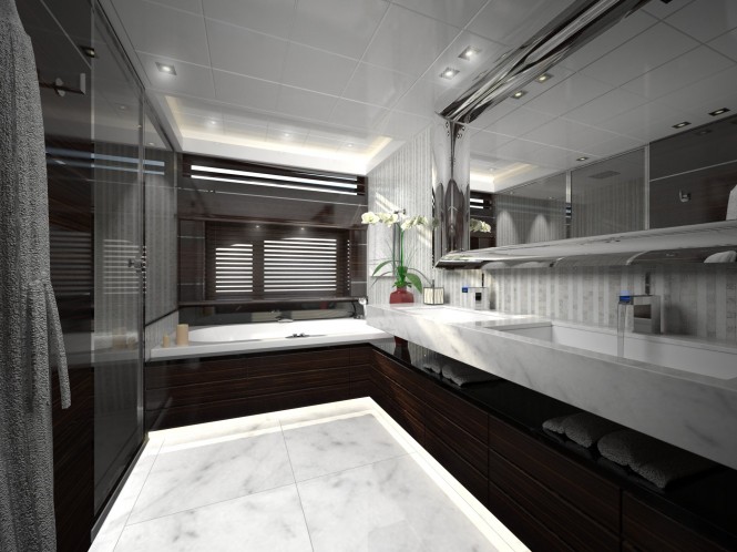 Leopard 46 Motor yacht Tutto Le Marrane - Owner's bathroom