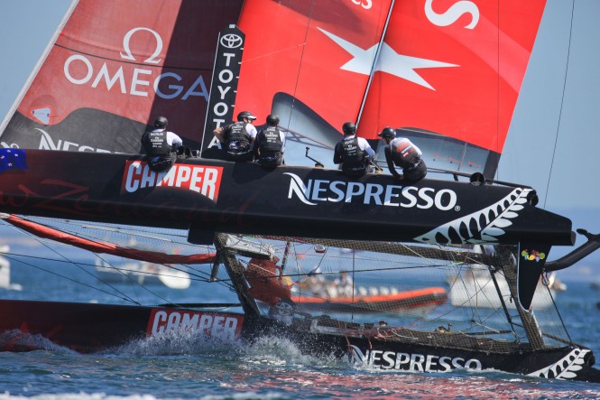 Emirates Team New Zealand wins the first AC World Series Cascais, Portugal © ACEA (2011) Photo G. Martin-Raget