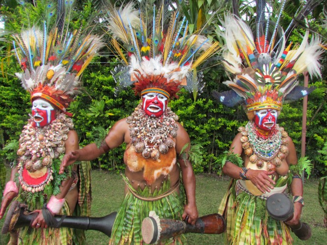 Image from the stunning Papua New Guinea yacht charter destination -  welder-dancers