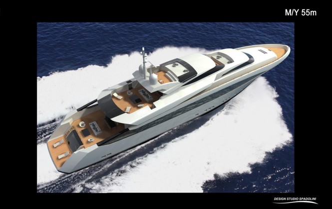 Rossi Navi Semi-Displacement superyacht by Tommaso Spadolini