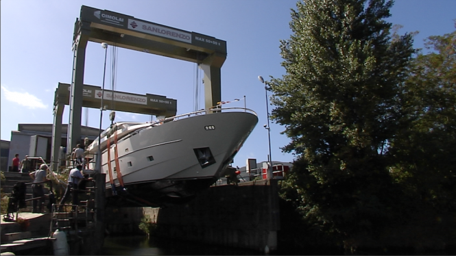 Sanlorenzo SL94 yacht at her launch