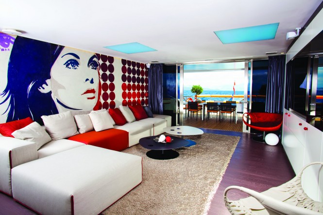 Superyacht Joy Me - Main Saloon - Interior by Marijana Radovic - Builder Philip Zepter Yachts