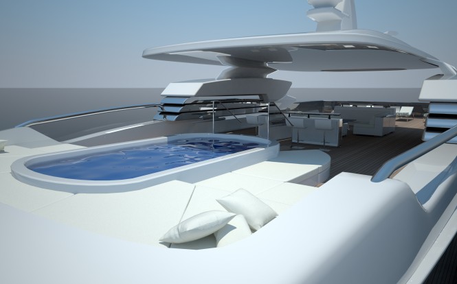Superyacht Touch 60 by Newcruise - Pool View