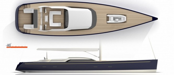 30m Jongert 3000M sailing yacht by Frers Naval Architects - Jongert Shipyard. 
