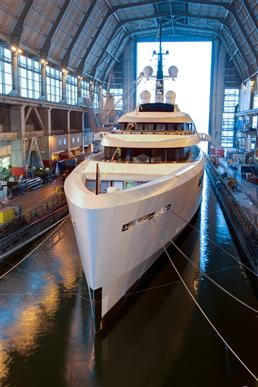 96m Motor yacht VAVA II (ex P55) Christened by Devonport Yachts