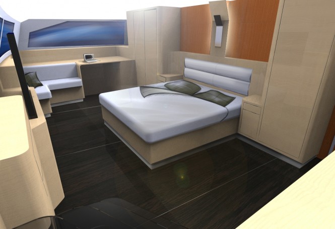 JFA - Long Island 85 Catamaran - Master cabin