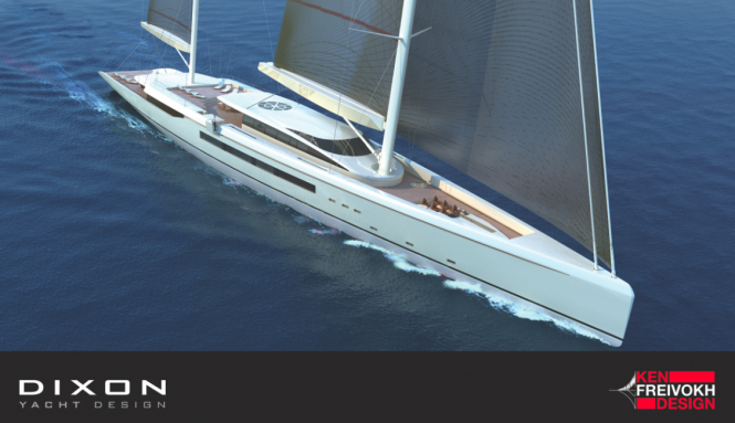 Mantis 80 superyacht by Dixon Yacht Design with interior by Ken Freivokh Design