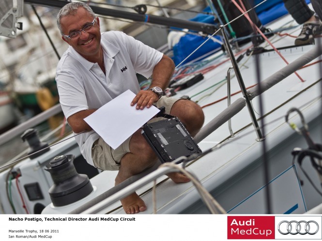 Nacho Postigo - Technical Director of Audi MedCup Circuit - Marseille Trophy, 18 06 2011 © Ian Roman - Audi MedCup