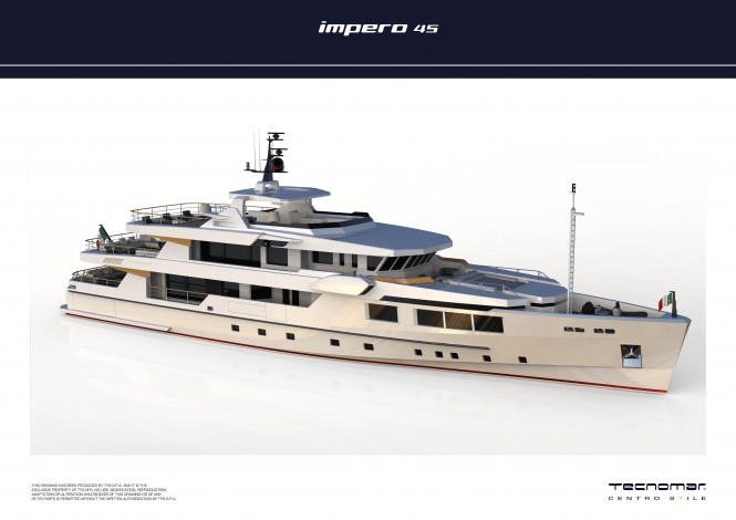New build IMPERO 45 motor yacht contract signed by Tecnomar