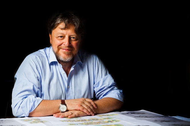 The renowned Italian engineer Sergio Cutolo of Hydro Tec Creative Naval Architecture - designer of the Columbus 125 Hybrid superyacht