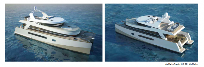 Alu Marine 58' Trawler yacht by Sterling Design International