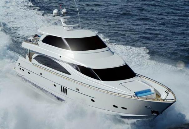 Horizon E88 motor yacht 