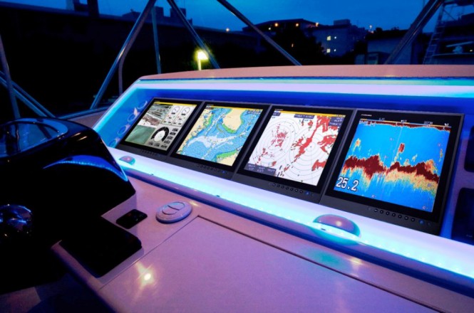 NEW FLAT PANEL GLASS BRIDGE MONITORS by Furuno