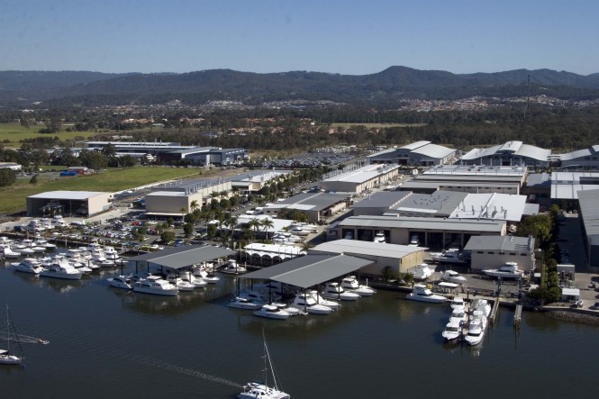 Riviera's state-of-the-art 14-hectare facility at Coomera, Queensland.