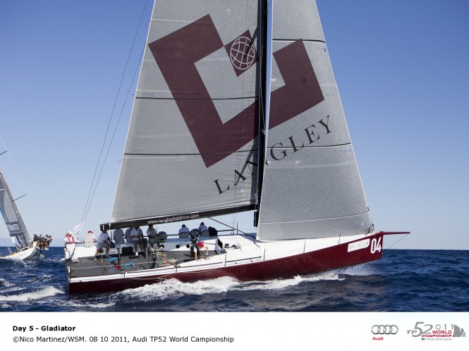 Sail Yacht Gladiator 08 10 2011, Audi TP52 World Championship © Nico MartinezWSM  