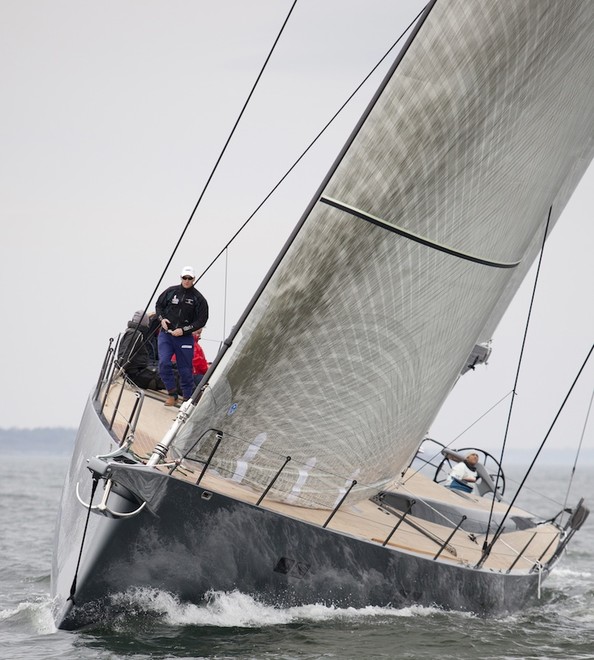 Sailing yacht Aegir bow shot – Photo Credit Billy Black