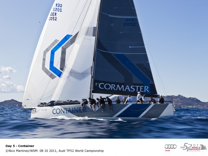 Sailing yacht Container 08 10 2011, Audi TP52 World Championship © Nico MartinezWSM 