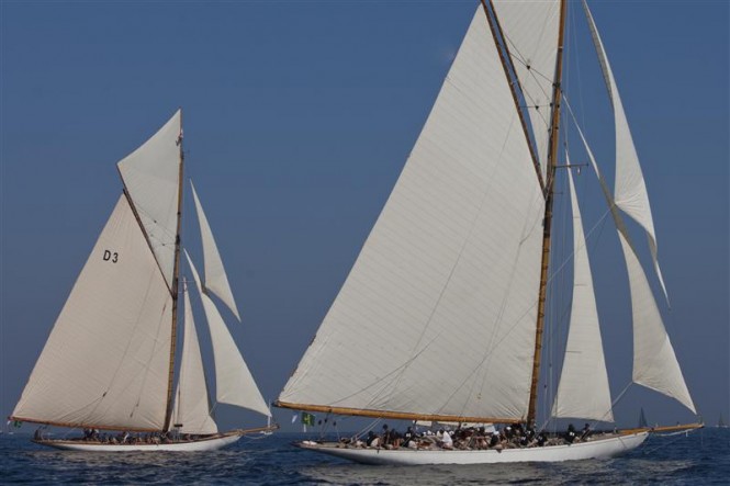 Sailing yacht TUIGA and MARISKA - Photo By Rolex  Carlo Borlenghi
