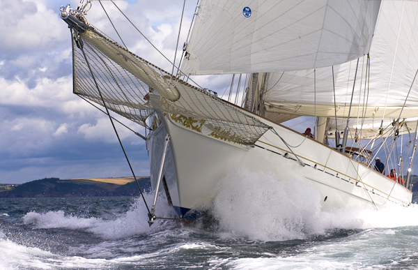 55.5m sailing yacht Adela Credit Ian Badley