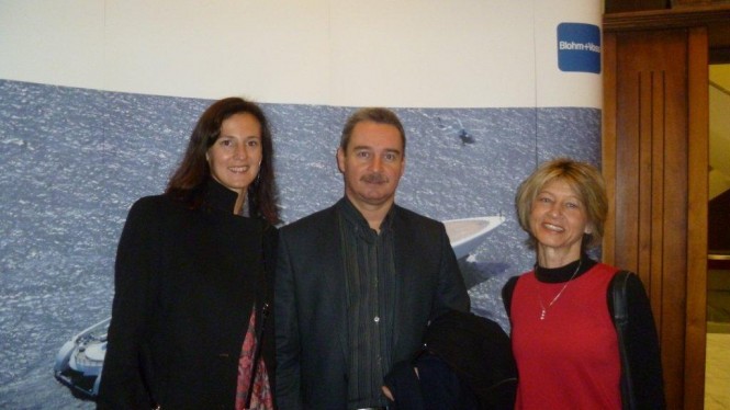 Alexander Mozhayskiy Yacht Project Manager  Valeria Trach Owners Representative  Isabelle Huet Blohm+Voss (2)
