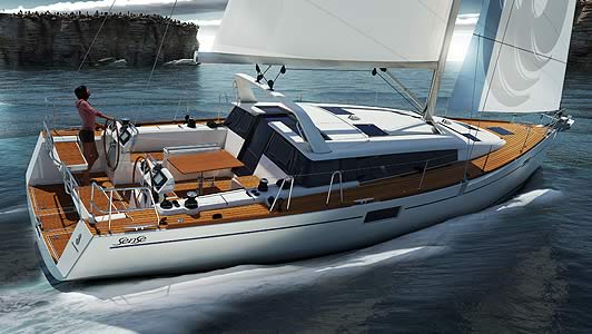 Beneteau sailing yacht Sense 43