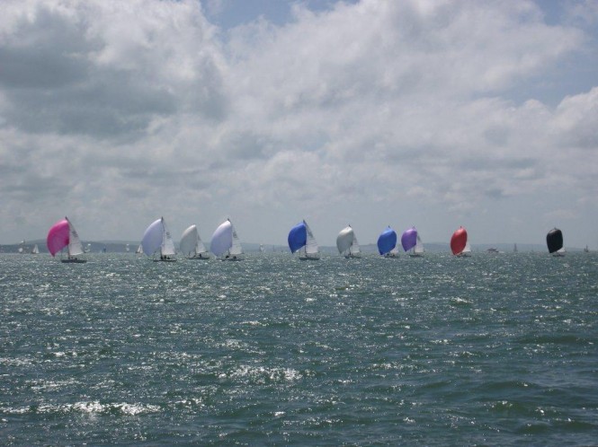 Competing in the Royal Southern’s Summer Series. Photo Phil Riley