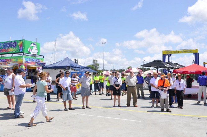 Crowd levels for day one at the Gold Coast Marine Expo were extremely encouraging as 3435 people attended the show