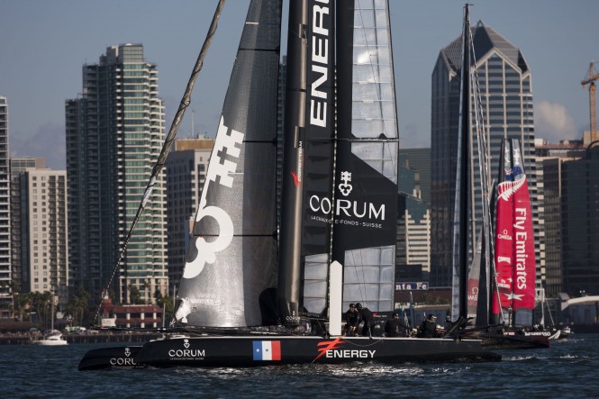French Energy Team catamaran yacht Corum