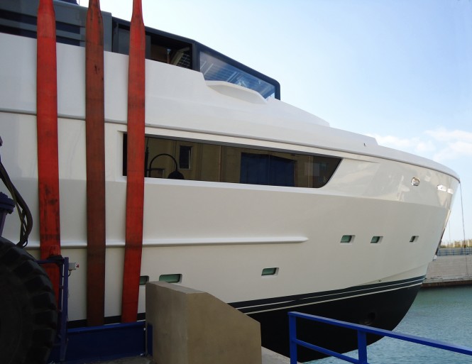 Motor yacht M'OCEAN - Arcadia 115 at her launch