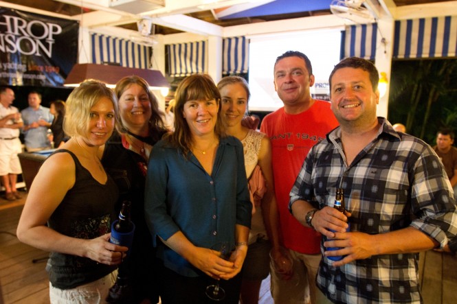 Superyacht crew enjoy the Superyacht party in Phuket, Thailand