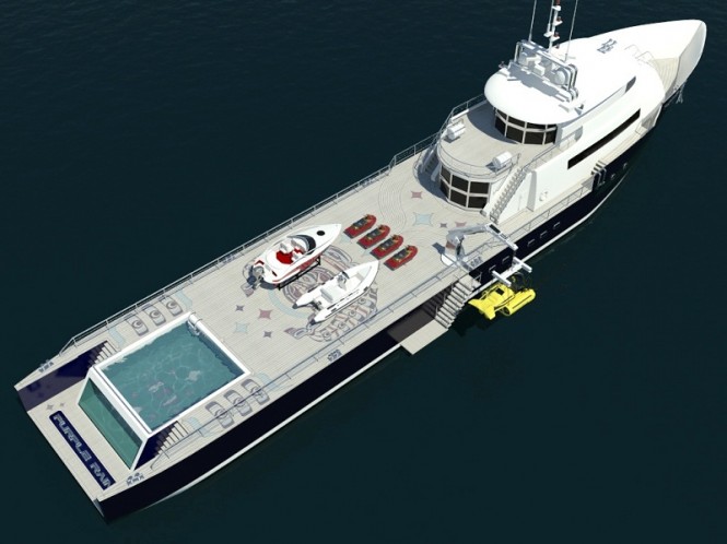 Superyacht deck designs by Esthec®