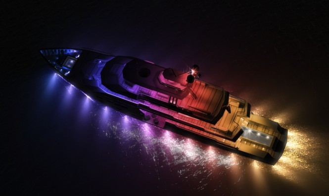 Underwater and Exterior Scheme - STAR FISH superyacht by Aquos Yachts - Sistership to charter yacht BIG FISH