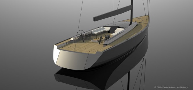 27m sailing yacht Maxi Dolphin MD90 by Harry Miesbauer - Credit: 2010/ harry mmiesbauer yacht design