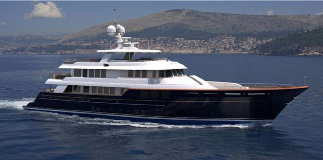 45m Super Yacht RMK 4500 designed by Ron Holland