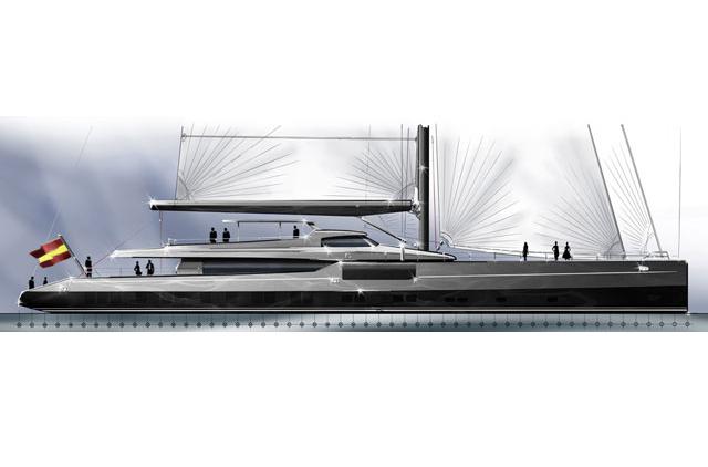 52m sailing yacht concept by Barracuda Yacht Design