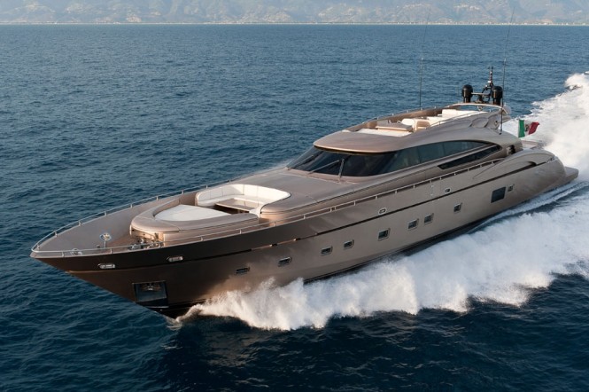 AB 116 motor yacht Blue Force One - Image credit AB Yachts