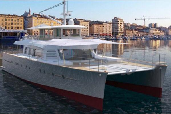 Alu Marine power catamaran yacht Noah 88