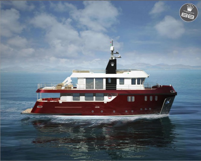 CNC´s luxury cruiser yacht Ocean King 88