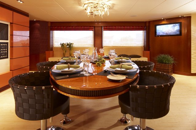 Life Saga Superyacht´s stunning interior