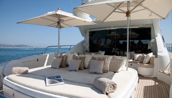 Motor yacht Bear Market Aft Deck