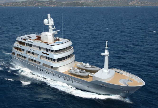 New 54m Luxury Motor Yacht Chuggaboom designed by Vripack